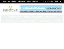 Tablet Screenshot of exploringtourism.com